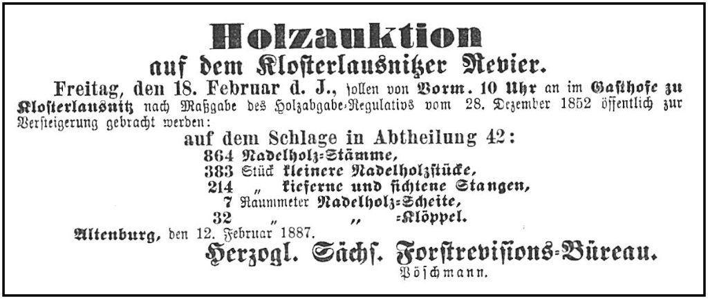 1887-02-18 Kl Holzauktion